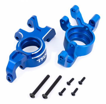 Steering Blocks L&R (Pair) Alu Blue X-Maxx, XRT in der Gruppe Hersteller / T / Traxxas / Accessories bei Minicars Hobby Distribution AB (427836-BLUE)