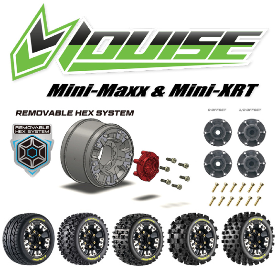 New Louise tires for Mini-MAXX & Mini-XRT