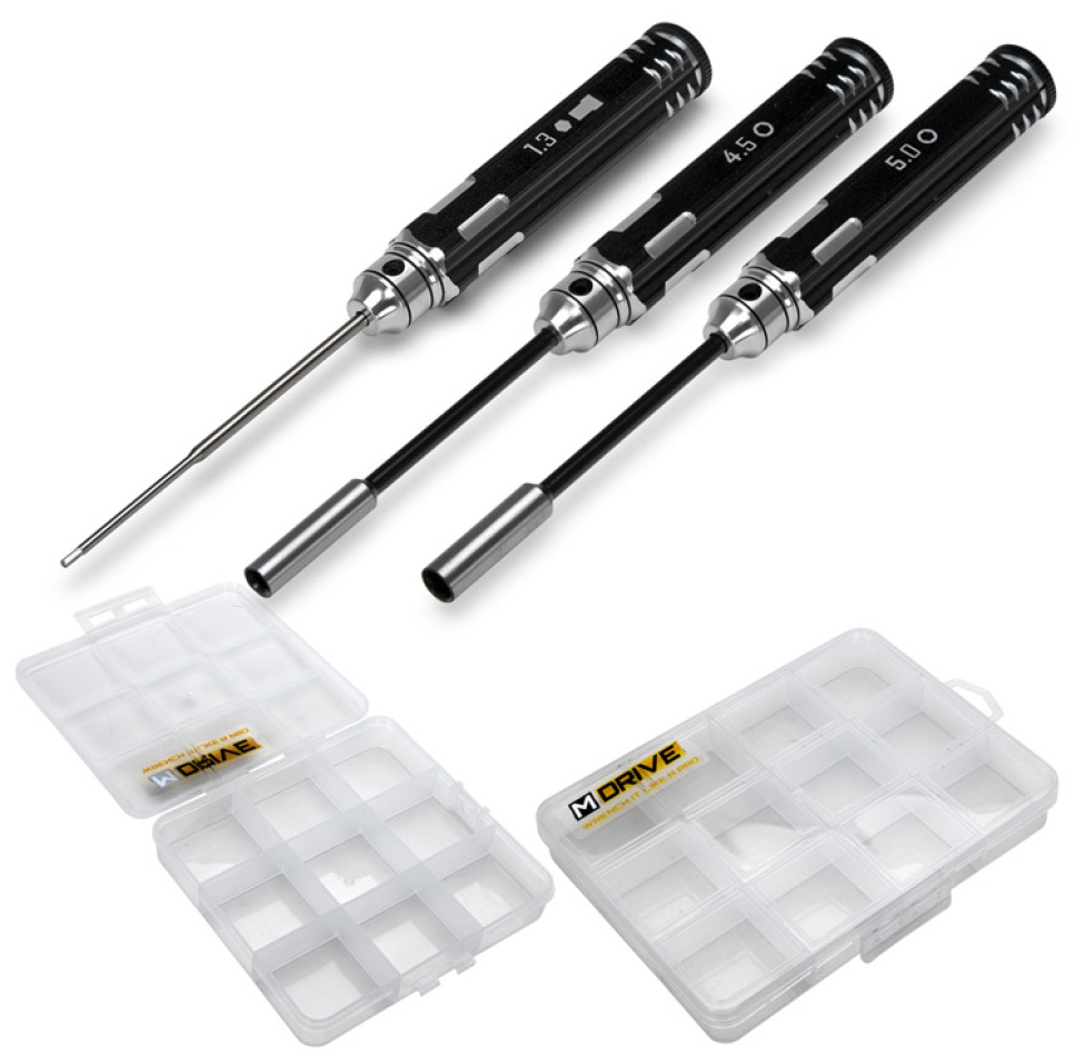 New M-Drive tools and assortment boxes