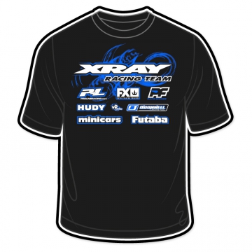 T-shirt XL Svart Minicars/XRAY 2014