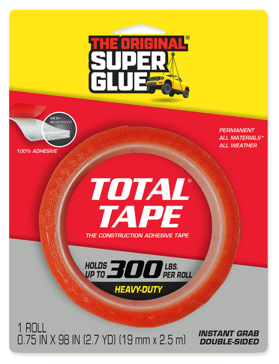 Total Tape Dubbelhäftande Monteringstejp 2.5m i gruppen Katalog / Fabrikat / Z / ZAP / ZAP Lim hos Minicars Hobby Distribution AB (4011710506)