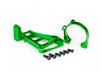 Motor Mounts Front & Rear Set Alu Green Maxx in the group Brands / T / Traxxas / Spare Parts at Minicars Hobby Distribution AB (4210261-GRN)