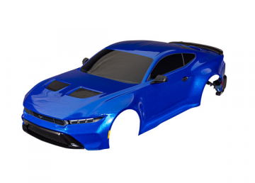 Body Ford Mustang Clipless Complete Blue in the group Brands / T / Traxxas / Spare Parts at Minicars Hobby Distribution AB (4210511-BLUE)