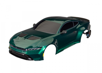 Body Ford Mustang Clipless Complete Green in the group Brands / T / Traxxas / Spare Parts at Minicars Hobby Distribution AB (4210511-GRN)