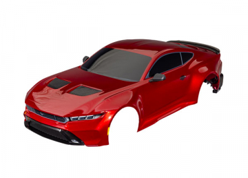 Body Ford Mustang Clipless Complete Red in the group Brands / T / Traxxas / Spare Parts at Minicars Hobby Distribution AB (4210511-RED)