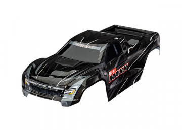 Kaross Mini Maxx Svart i gruppen Fabrikat / T / Traxxas / Karosser & Tillbehr hos Minicars Hobby Distribution AB (4210711-BLK)