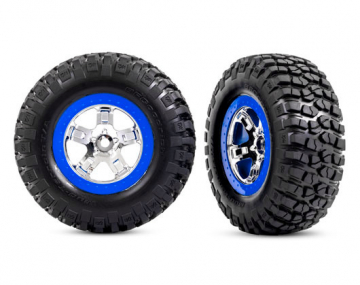 Däck & Fälg BFGoodrich/SCT Krom-Blå 2WD Fram (2)