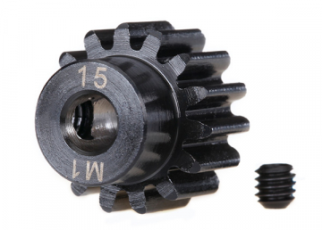 Motordrev (Pinion) 15T 1.0M för 5mm Axel (Fräst, Härdad)