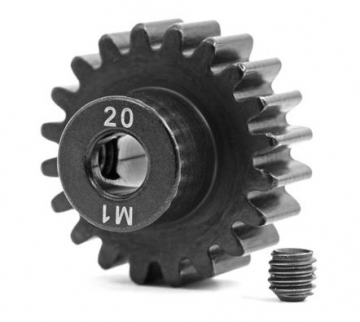 Motordrev (Pinion) 20T 1.0M för 5mm Axel (Fräst, Härdad)