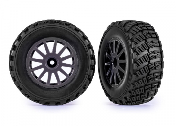 Tires & Wheels BFGoodrich/Gray Rally 1/10 TSM (2) in der Gruppe Hersteller / T / Traxxas / Tires & Wheels bei Minicars Hobby Distribution AB (427473-GRAY)