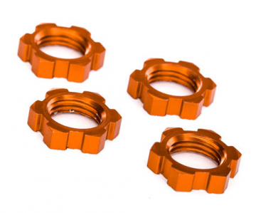 Hjulmutter 17mm Aluminium Orange (4)