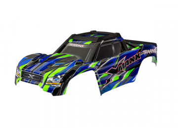 Kaross X-Maxx Grn i gruppen Fabrikat / T / Traxxas / Karosser & Tillbehr hos Minicars Hobby Distribution AB (427867-GRN)