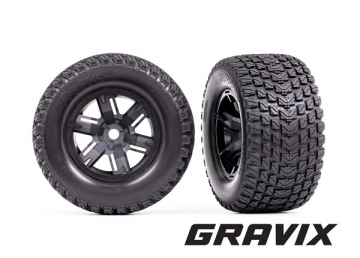 Däck & Fälg Gravix/X-Maxx Svart (2)