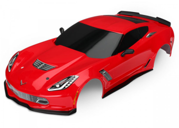 Kaross Chevrolet Corvette Z06 Röd Målad