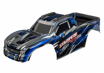 Kaross Stampede 4x4 VXL Bl Clipless i gruppen Fabrikat / T / Traxxas / Reservdelar hos Minicars Hobby Distribution AB (429014-BLUE)