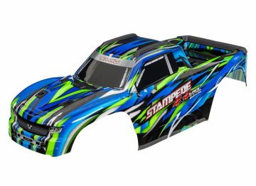 Body Stampede 4x4 VXL Green Clipless in the group Brands / T / Traxxas / Spare Parts at Minicars Hobby Distribution AB (429014-GRN)