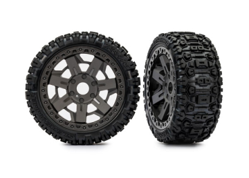 Tires & Wheels Sledgehammer/ Gray 3.0 (2) in the group Brands / T / Traxxas / Tires & Wheels at Minicars Hobby Distribution AB (429073)