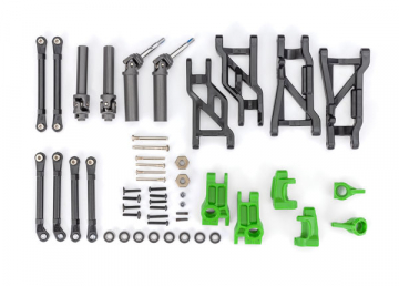 Outer Driveline & Suspension EHD Green Upgrade Kit 2WD Raptor, Slash, Slash Mod in the group Brands / T / Traxxas / Spare Parts at Minicars Hobby Distribution AB (429181-GRN)