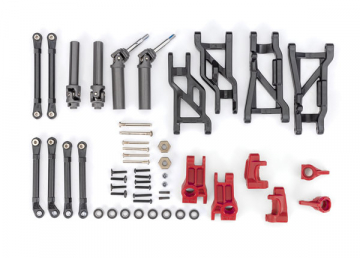 Outer Driveline & Suspension EHD Red Upgrade Kit 2WD Raptor, Slash, Slash Mod in the group Brands / T / Traxxas / Spare Parts at Minicars Hobby Distribution AB (429181-RED)