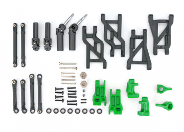 Outer Driveline & Suspension EHD Green Upgrade Kit Bandit, Drag Slash in the group Brands / T / Traxxas / Spare Parts at Minicars Hobby Distribution AB (429182-GRN)