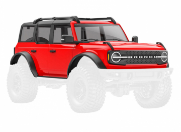 Kaross TRX-4M Ford Bronco Röd Komplett