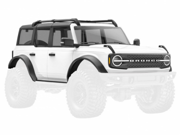 Kaross TRX-4M Ford Bronco Vit Komplett