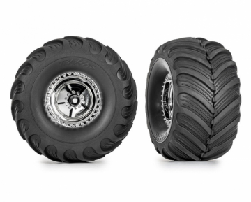 Tires & Wheels Terra Groove 3.0x1.0 (2) in the group Brands / T / Traxxas / Spare Parts at Minicars Hobby Distribution AB (429867)