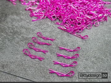 1/10 Body Clips Kit (8) - Pink in the group Brands / B / Bittydesign / Bittydesign at Minicars Hobby Distribution AB (BDBC-8P)