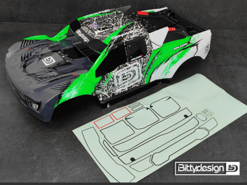 FALCON-X Green for TRAXXAS UDR Pre-cut 1.5mm in der Gruppe Hersteller / B / Bittydesign / Bittydesign bei Minicars Hobby Distribution AB (BDTRX7-FLCK-PPG)