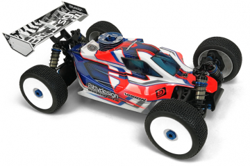 Kaross VISION 1/8 Buggy AE RC8B3.1 Nitro (Omålad) Klippt