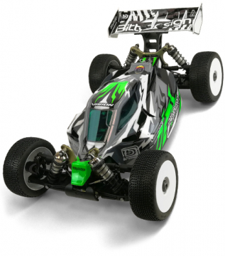 Kaross VISION 1/8 Buggy Kyosho MP10e (Omålad) Klippt