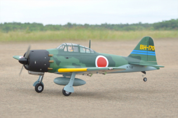 A6M Zero 1720mm .75-95/15cc GP/Bensin/EP ARF med el-landställ