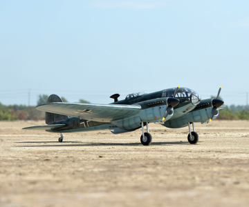 Heinkel HE 111 20cc 2500mm spv. med ellandställ