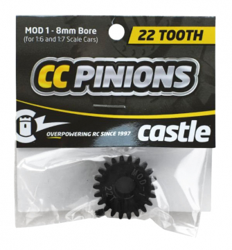 CC Pinion 22T  Mod 1 - 8mm