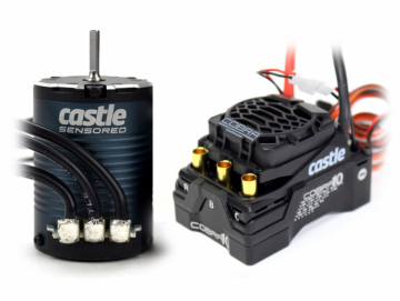 Combo Cobra 10 6S ESC & 1406-1900kV Sensored Motor i gruppen Fabrikat / C / Castle Creations / ESC & Combo Bil 1/10 hos Minicars Hobby Distribution AB (CC010-0174-05)