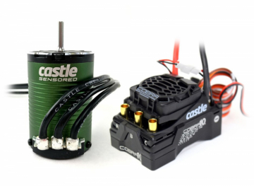 Combo Cobra 10 6S ESC & 1410-3800kV Sensored Motor in the group Brands / C / Castle Creations / ESC & Combo Car 1/10 at Minicars Hobby Distribution AB (CC010-0174-09)