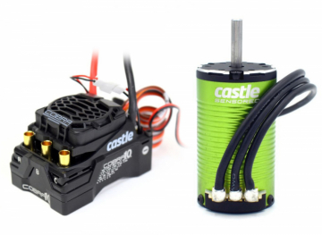 Combo Cobra 10 6S ESC & 1412-2100kV 5mm Sensored Motor i gruppen Fabrikat / C / Castle Creations / ESC & Combo Bil 1/10 hos Minicars Hobby Distribution AB (CC010-0174-12)