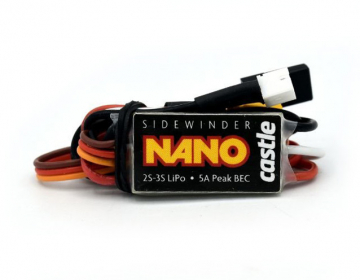 SIDEWINDER NANO MICRO ESC 2-3S 1/18-1/24 Plug & Play