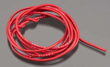 Kabel 150cm 16 AWG Röd