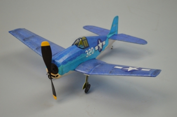 F6F Hellcat 457mm Träbyggsats