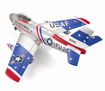 F-86 Sabre 1220mm (80mm Flkt) PNP Bl i gruppen Fabrikat / F / FMS / Modeller hos Minicars Hobby Distribution AB (FMS143PBU)