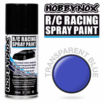 Transparent Mörk Blå R/C Racing Spray Färg 150 ml