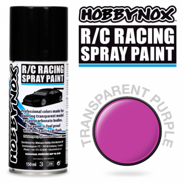 Transparent Purple R/C Racing Spray Färg 150 ml