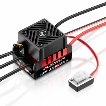 QuicRun WP 10BL60 G2 Sensorless ESC 2-3S Car 1/10 in the group Brands / H / Hobbywing / ESC Car at Minicars Hobby Distribution AB (HW30107300)