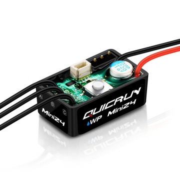 QuicRun WP MINI24 ESC 25A BL 2-3S Crawler 1/16-1/24 in the group Brands / H / Hobbywing / ESC Car at Minicars Hobby Distribution AB (HW30109004)