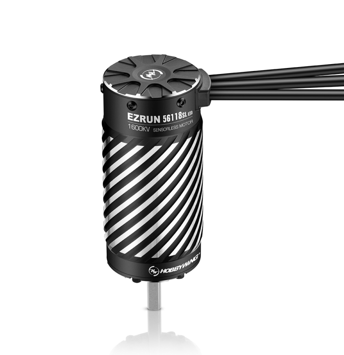 Motor EzRun 56118SL 1600kV Black G2 Sensorlös 1/7-1/8