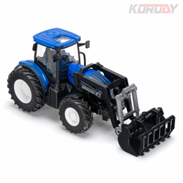 Traktor med frontskopa RC RTR 1:24