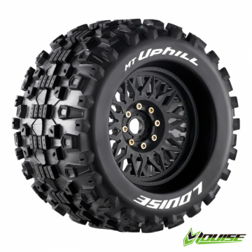 Tires & Wheels MT-UPHILL 3,8 Sport (Removable 17mm Hex 0 & 1/2 Offset) (2) in the group Brands / L / Louise RC World / Tires 1/8 Truck Monster at Minicars Hobby Distribution AB (LT3219X)