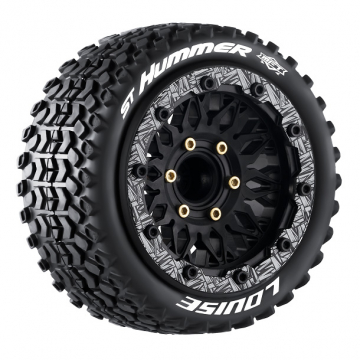 Tires & Wheels ST-HUMMER 1/10 Soft MFT (Removable 12, 14 & 17mm Hex) (2) in the group Brands / L / Louise RC World / Tires 1/10 Truck Stadium at Minicars Hobby Distribution AB (LT3314SX)