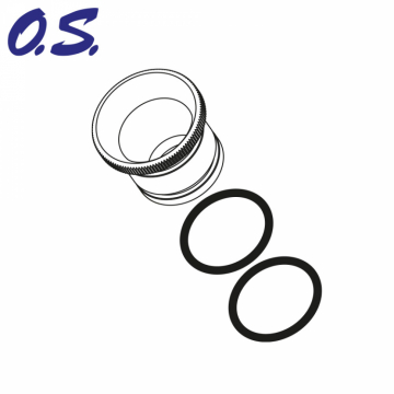 Förgasarinsats 5.5mm (Svart) med O-Ring*